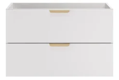 Meuble sous vasque suspendu ASTER blanc 80 cm