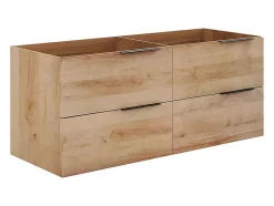Meuble sous vasque suspendu - Naturel clair - 120 cm - NISAYA