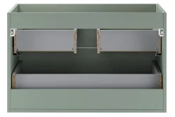 Meuble sous vasque suspendu ASTER vert 80 cm