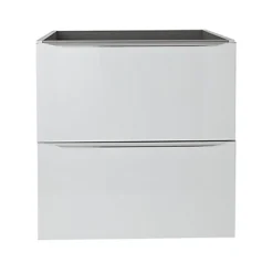 Meuble sous vasque suspendu blanc brillant l.60 x H.60 x P.45 cm, GoodHome Imandra