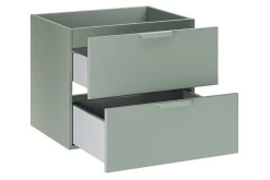 Meuble sous vasque suspendu ASTER vert 60 cm