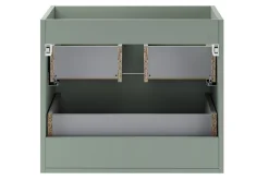 Meuble sous vasque suspendu ASTER vert 60 cm