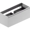 Meuble sous vasque suspendu blanc l.120 cm, Pura