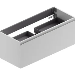 Meuble sous vasque suspendu blanc l.120 cm, Pura