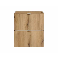 Meuble sous vasque VANO 2 tiroirs Coloris chene L50 x P57 x H39 cm Meuble suspendu