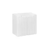 Meuble sous vasque VANO 2 portes Blanc alpin L60 x P39 x H57 cm Meuble suspendu