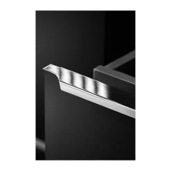 Meuble sous vasque VANTA 80 cm noir Meuble suspendu avec 2 tiroirs