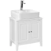 Meuble Sous-Lavabo Meuble de Salle de Bain, FRG202-W, SoBuy