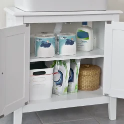 Meuble Sous-Lavabo Meuble de Salle de Bain, FRG202-W, SoBuy