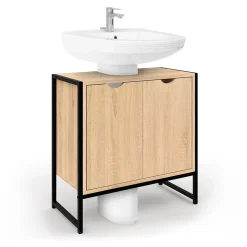 Meuble sous-lavabo salle de bain DETROIT design industriel