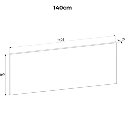 Meuble sous-vasque 140cm 2 niches Adriel Bois