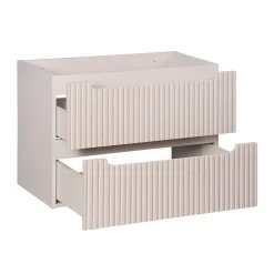 Meuble sous-vasque 80cm 2 tiroirs Riva Cachemire