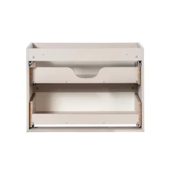 Meuble sous-vasque 80cm 2 tiroirs Riva Cachemire