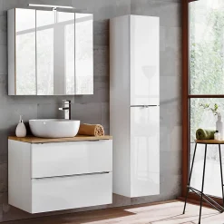 Meuble sous-vasque 80cm April Blanc