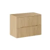 Meuble sous-vasque 80cm plan de toilette Isaline Bois