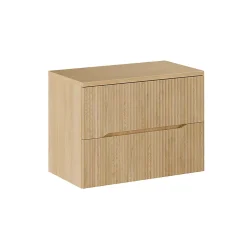 Meuble sous-vasque 80cm plan de toilette Isaline Bois