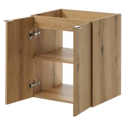 Meuble sous-vasque NEWPORT 50 x 60 x 40 cm effet chêne en.casa