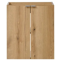 Meuble sous-vasque NEWPORT 50 x 60 x 40 cm effet chêne noir en.casa