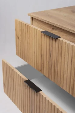 Meuble suspendu sous lavabo FLOW chêne 80 cm