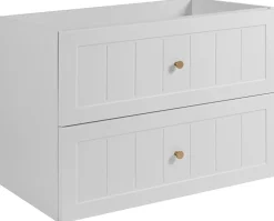 Meuble suspendu sous lavabo GUSTO blanc 80 cm
