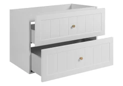 Meuble suspendu sous lavabo GUSTO blanc 80 cm