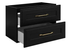 Meuble suspendu sous lavabo CLASSIC noir 80 cm