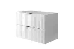Meuble suspendu sous lavabo FLOW blanc 80 cm