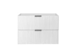 Meuble suspendu sous lavabo FLOW blanc 80 cm