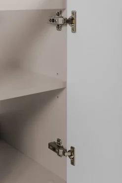 Meuble suspendu sous lavabo avec 2 portes FLOW CACHEMIRE 80 cm
