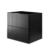 Meuble suspendu sous lavabo FLOW couleur noir 60 cm