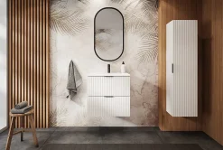 Meuble suspendu sous lavabo FLOW blanc 60 cm
