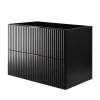 Meuble suspendu sous lavabo FLOW noir 80 cm