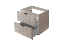 Meuble suspendu sous lavabo FLOW cachemire 60 cm