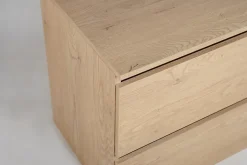 Meuble suspendu sous lavabo SIMPLE chêne clair 60 cm