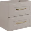 Meuble suspendu sous lavabo CLASSIC cachemire 60 cm
