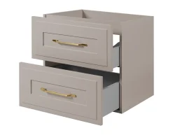 Meuble suspendu sous lavabo CLASSIC cachemire 60 cm