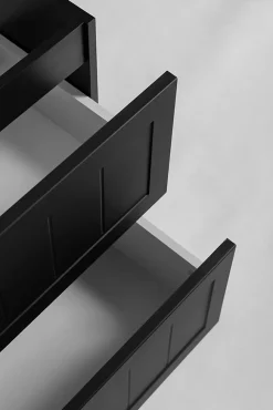 Meuble suspendu sous lavabo GUSTO noir 60 cm