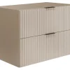 Meuble suspendu sous lavabo FLOW cachemire 80 cm
