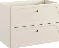 Meuble suspendu sous lavabo DONNA SAND beige 80 cm