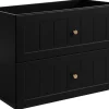 Meuble suspendu sous lavabo GUSTO noir 80 cm
