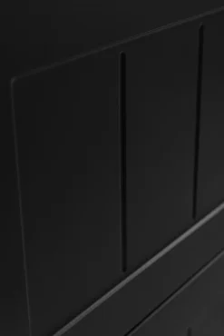 Meuble suspendu sous lavabo GUSTO noir 80 cm
