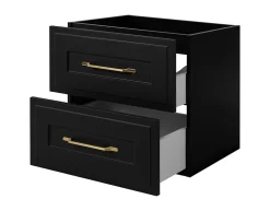 Meuble suspendu sous lavabo CLASSIC noir 60 cm