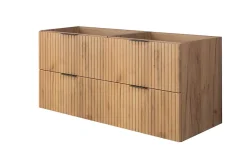 Meuble suspendu sous lavabo FLOW chêne 120 cm