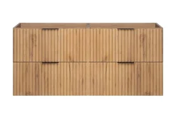 Meuble suspendu sous lavabo FLOW chêne 120 cm