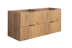 Meuble suspendu sous lavabo FLOW chêne 120 cm
