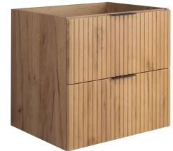 Meuble suspendu sous lavabo FLOW chêne 60 cm
