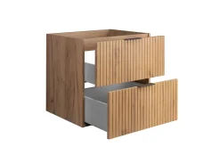 Meuble suspendu sous lavabo FLOW chêne 60 cm