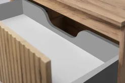 Meuble suspendu sous lavabo FLOW chêne 60 cm