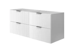 Meuble suspendu sous lavabo FLOW blanc 120 cm