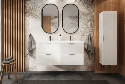 Meuble suspendu sous lavabo FLOW blanc 120 cm